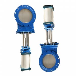 氣動(dòng)刀閘閥：PZ673Y-16C，DN250，介質(zhì)灰渣混